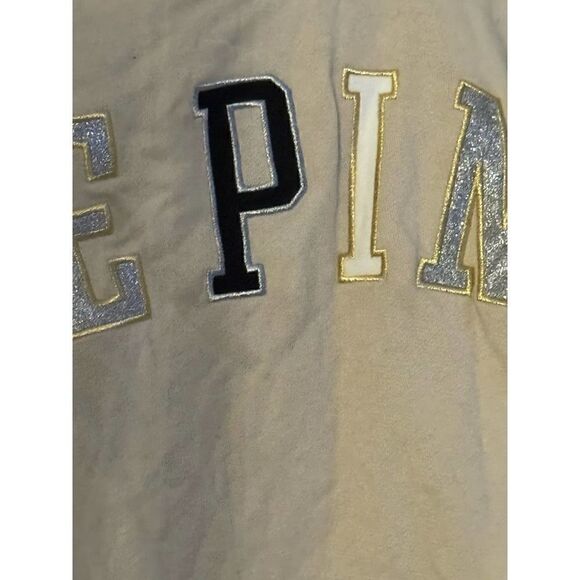 VS pink y2k tan silver gold sweatsuit pants sweatshirt xl/xxl - Picture 12 of 12